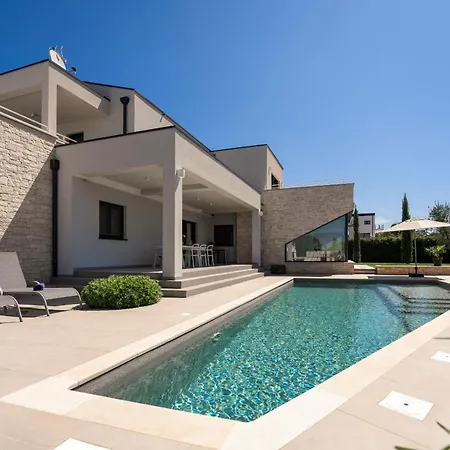 Anni For 10 People In With Heated Pool, Sea View & Kids And Playground Βίλα Πόρετς